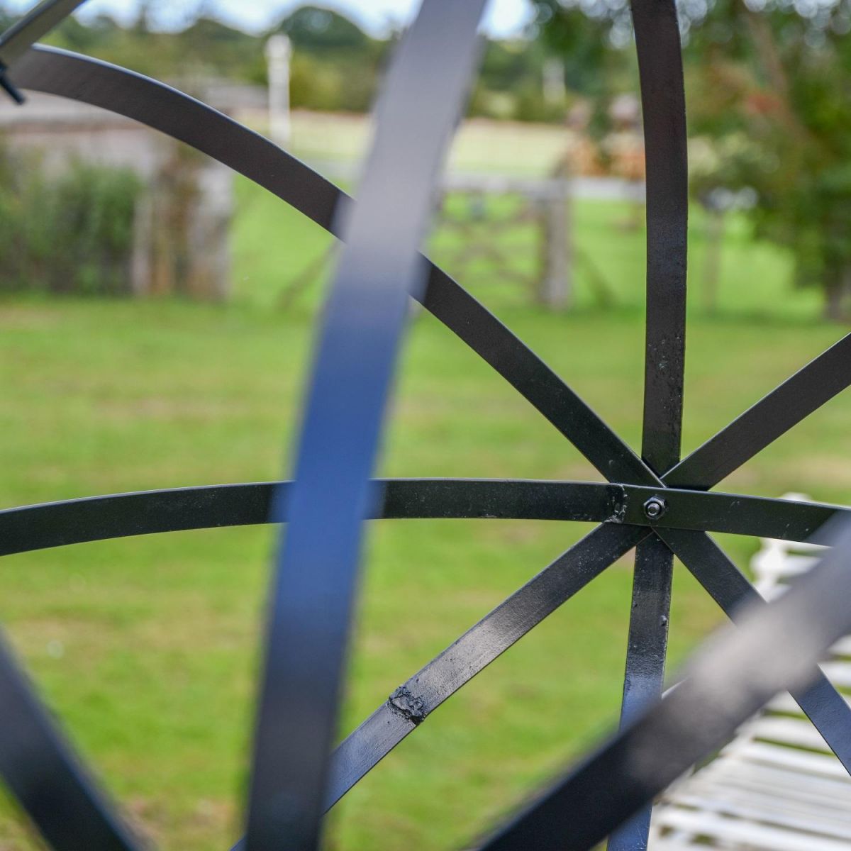 Image of looking through "Millennium Globe" Image of looking through "Millennium Globe"