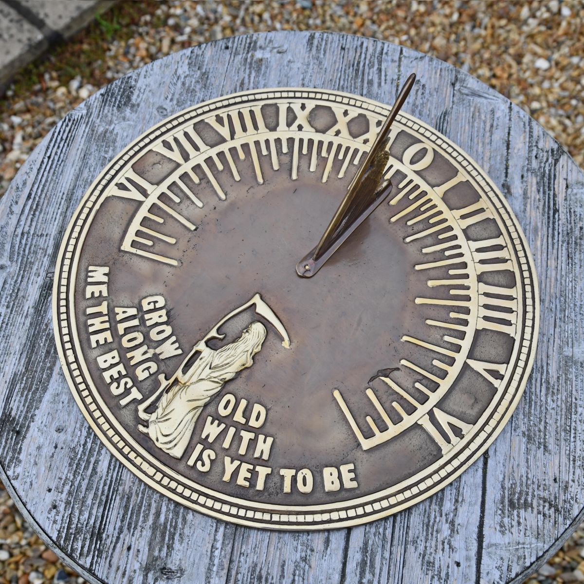 Old Father Time Sundial