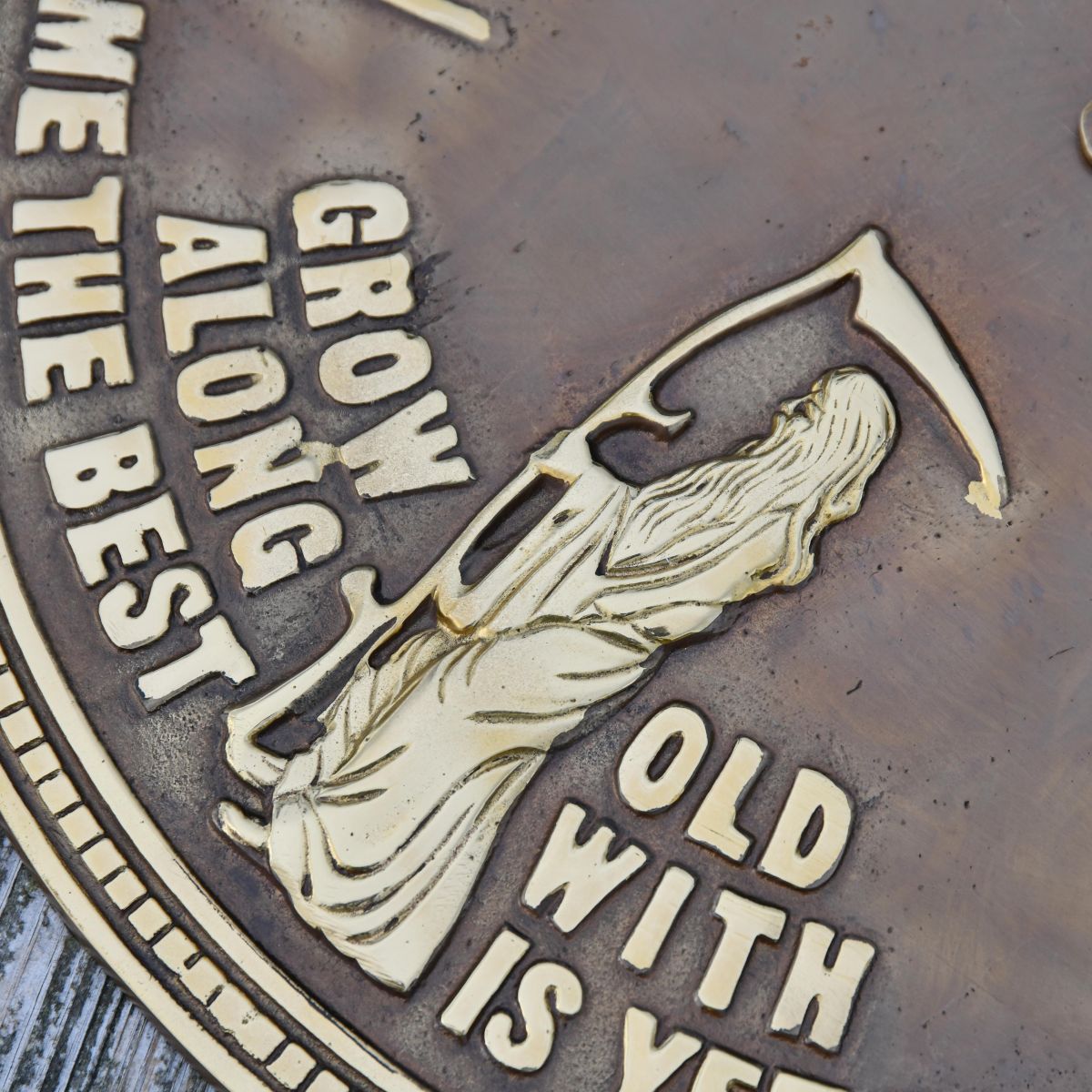 Close up of Old Father Time 