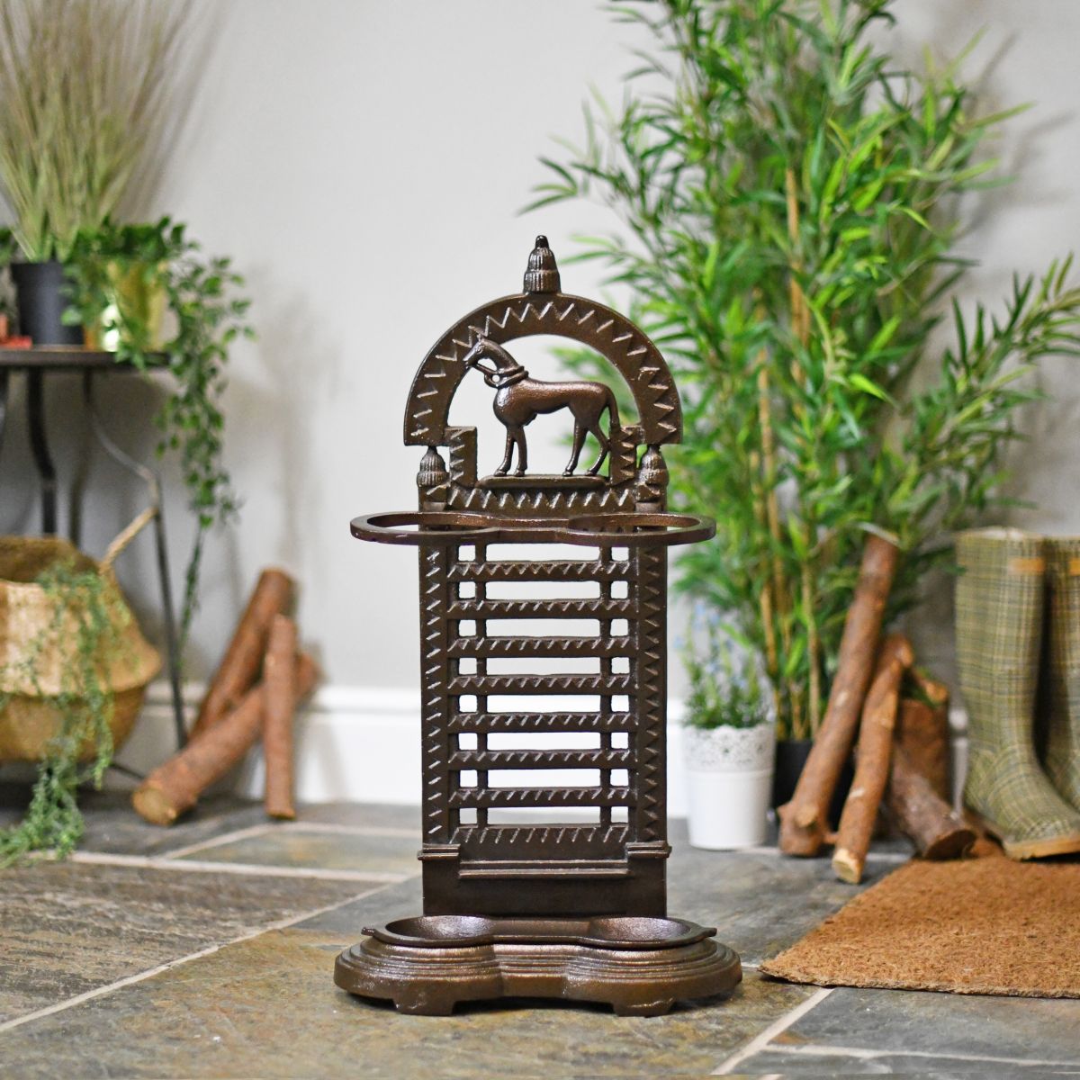 Cast iron Umbrella stand in living room Cast iron Umbrella stand in living room