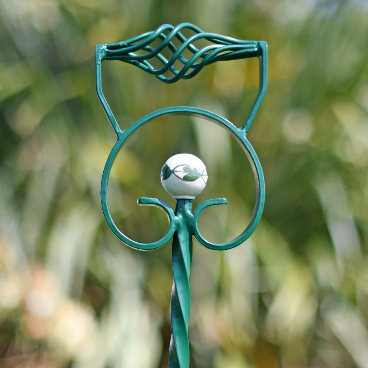 Close up of support handle on boot scraper