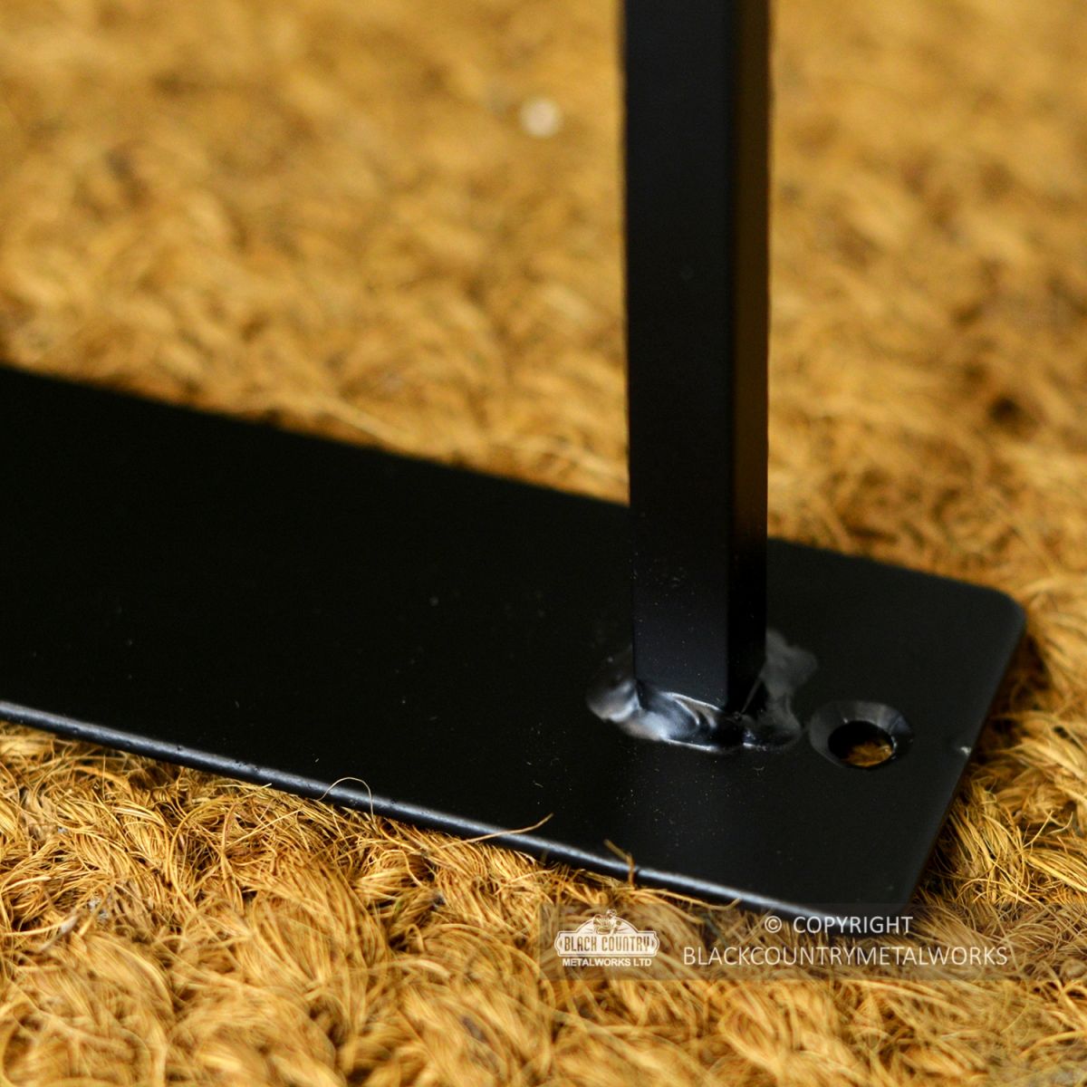 Holes in the Base Ready for the Boot Scraper to be Fixed Down