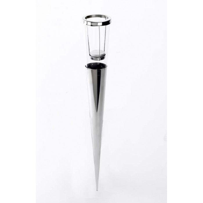 Clear Glass Memorial Candle Torch