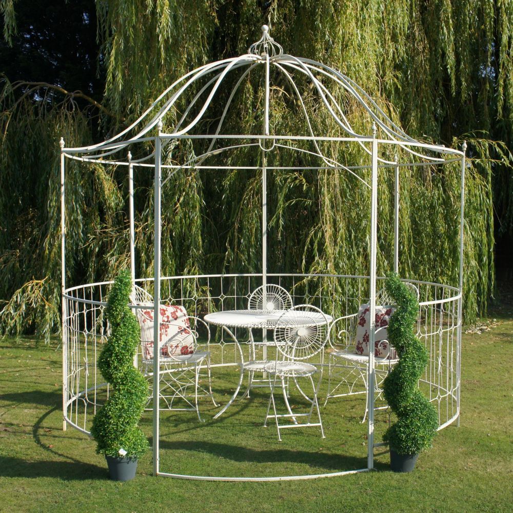 "The Countess" Gazebo- Cream Deluxe "The Countess" Gazebo- Cream Deluxe