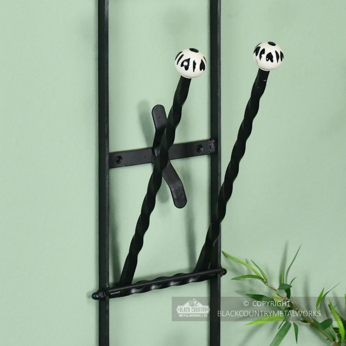 "Chattlehurst" Black 3 Pair Wall Mounted Boot Rack