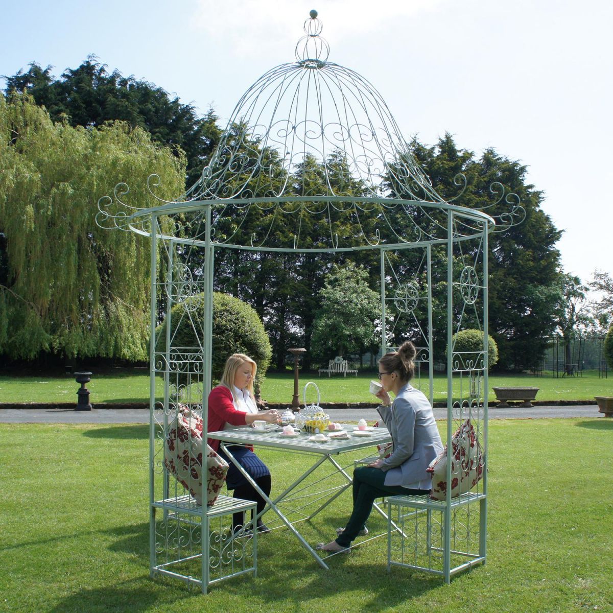 "St Rimini" Pale Green Garden Gazebo