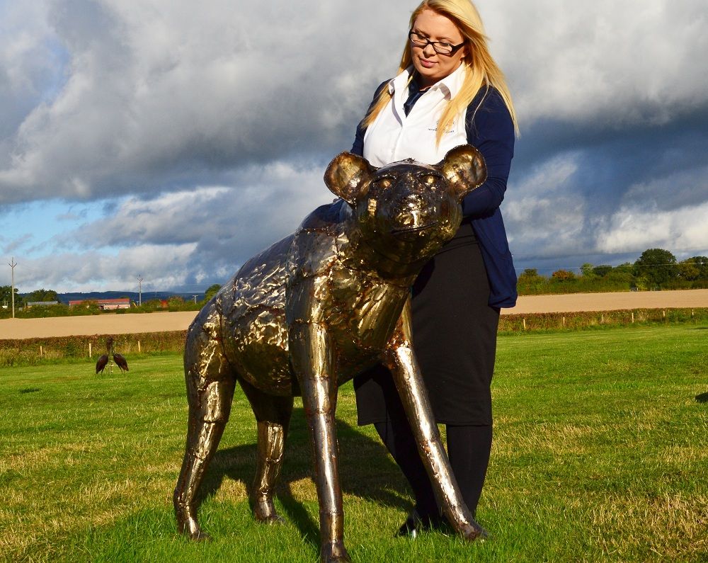 “Havelock” Hyena Garden Sculpture