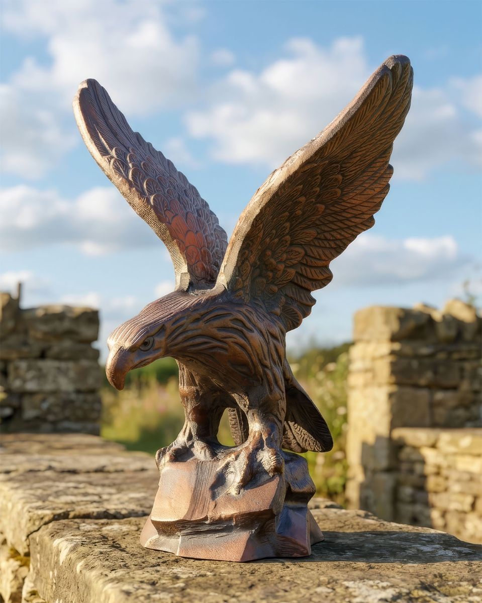 Eagle Small - Antique Finish Digital Illustration