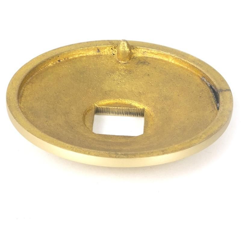 Close-Up of Rose for Individual Satin Brass "Gloria" Beehive Door Knob - 80mm Close-Up of Rose for Individual Satin Brass "Gloria" Beehive Door Knob - 80mm