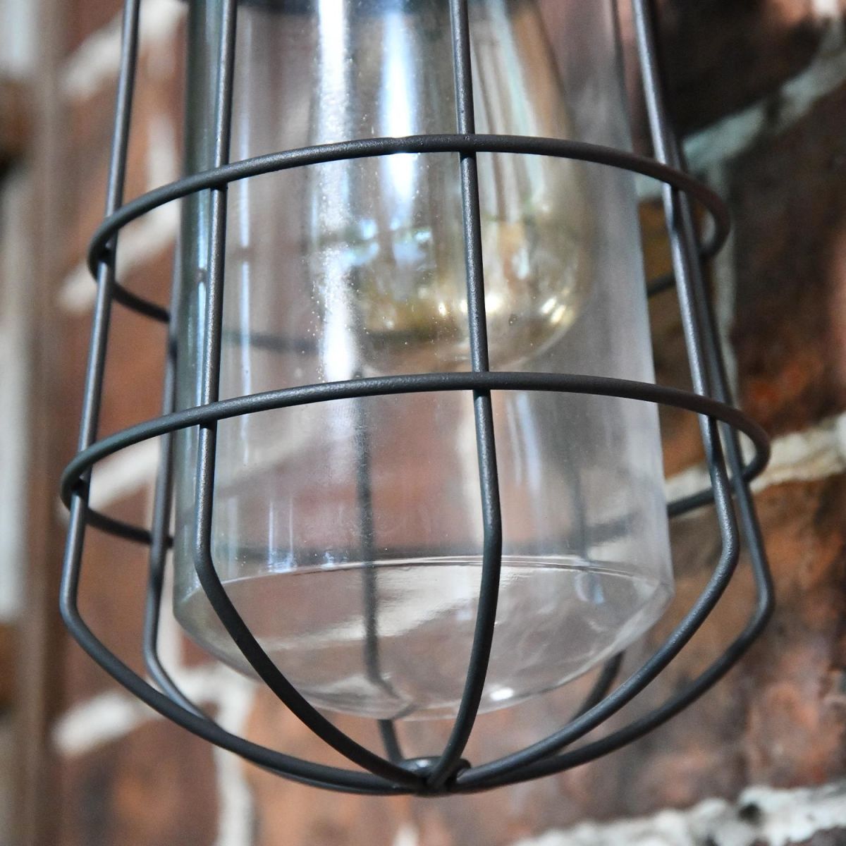 Close-Up of Caged Light