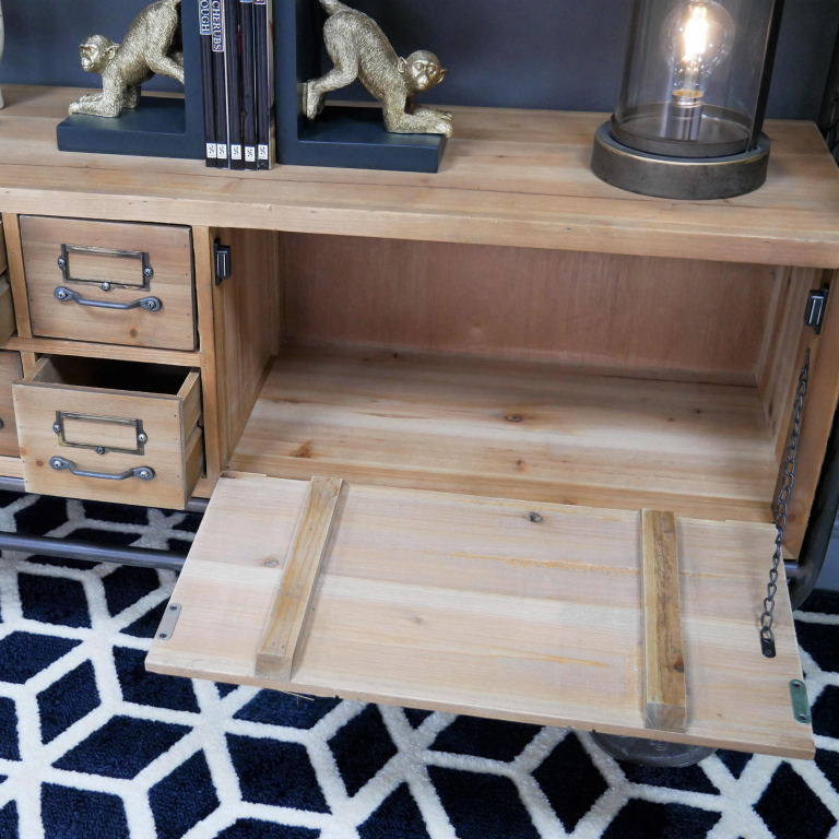 Industrial Cart Cabinet Drawers Open Industrial Cart Cabinet Drawers Open