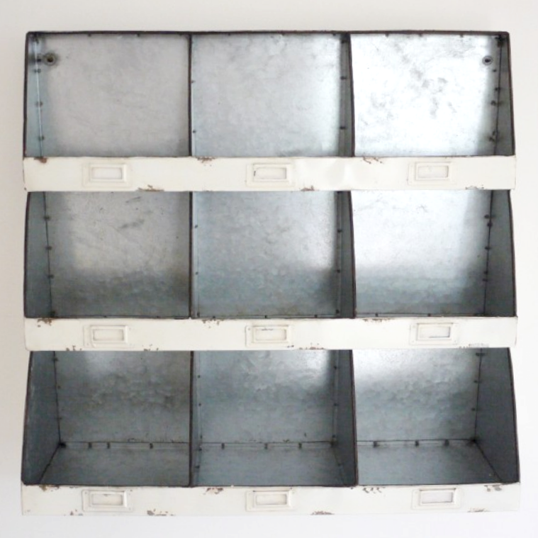 View From the Front of the Industrial Rustic Office Shelves