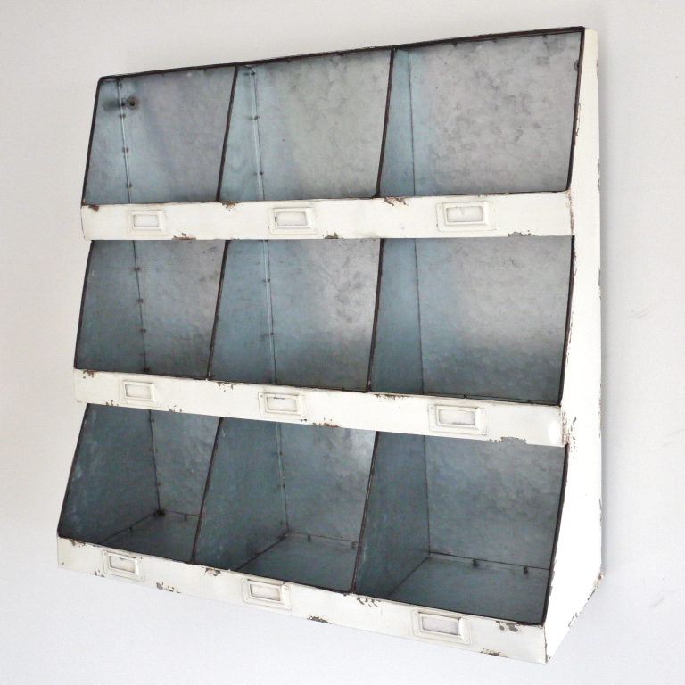 Industrial Rustic Office Shelves in Situ