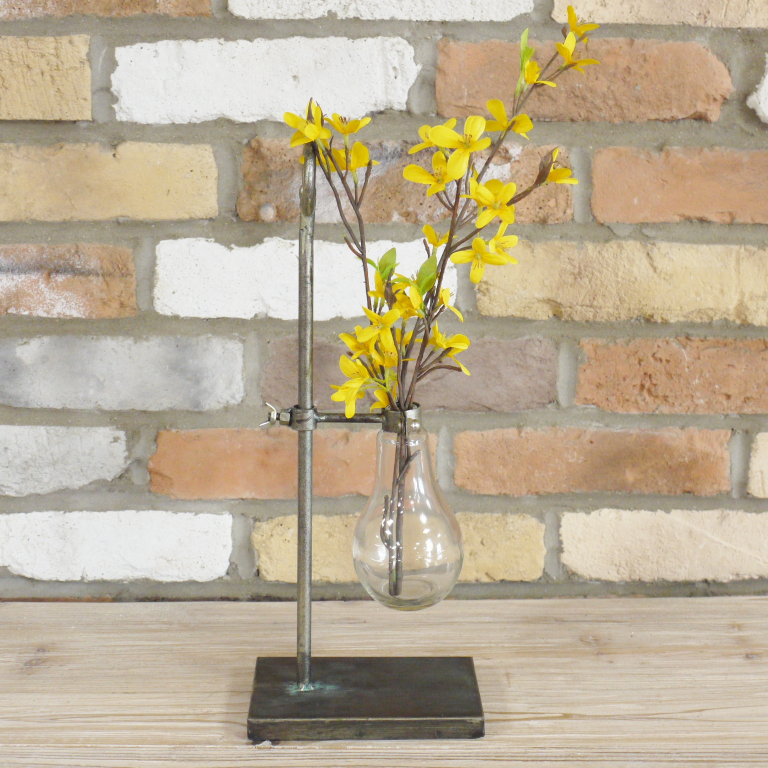 Industrial Style Flower Holder and Stand