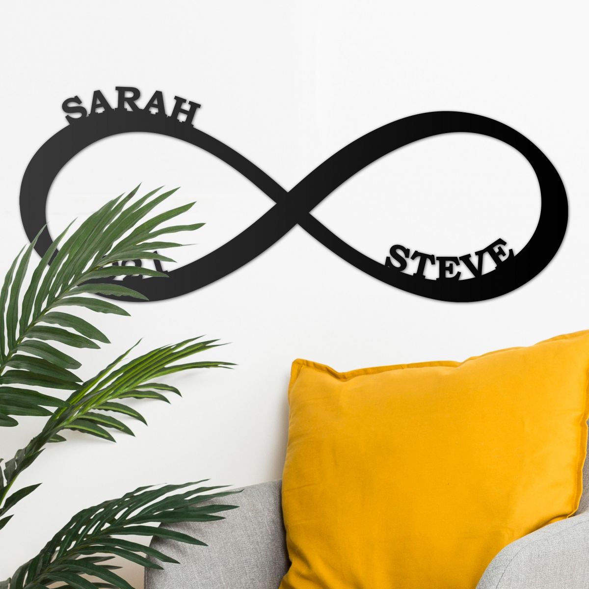 Personalised Infinity Loop Wall Art 