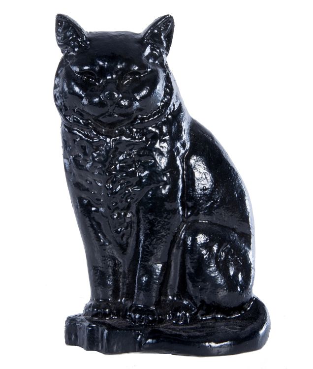 Black “Persian” Cat Door Stop Black “Persian” Cat Door Stop