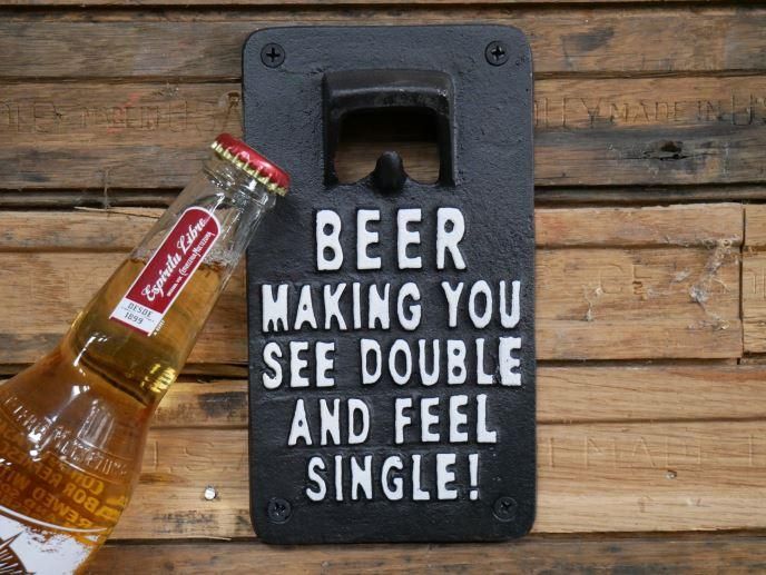 Funny Wall Mounted Iron Bottle Opener