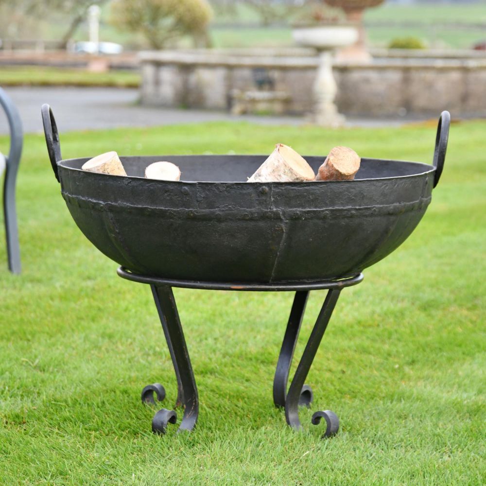Iron Kadai Fire Bowl - 60cm