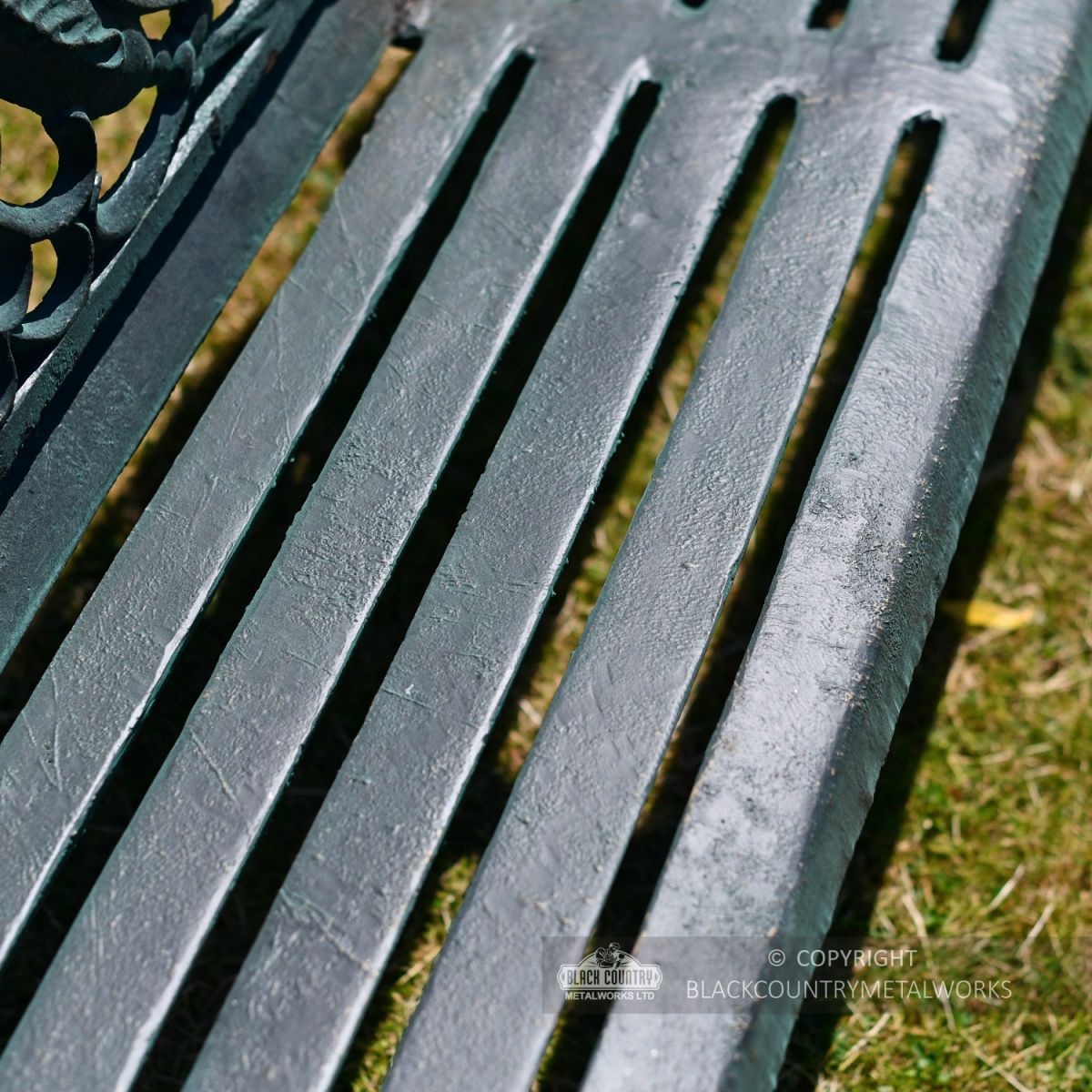 Iron Seat On Cast Iron Garden Bench