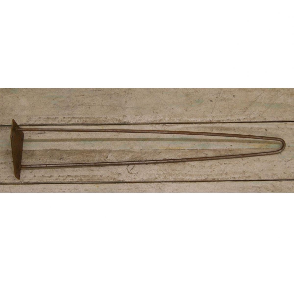 Two Prong Hairpin Table Leg Created From Iron
