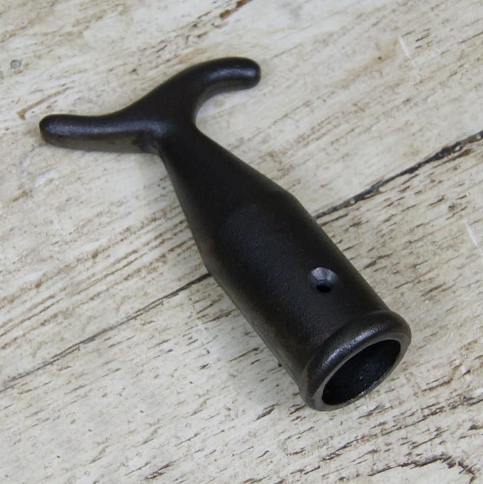 Iron Window Pole Hook in Black Iron Window Pole Hook in Black