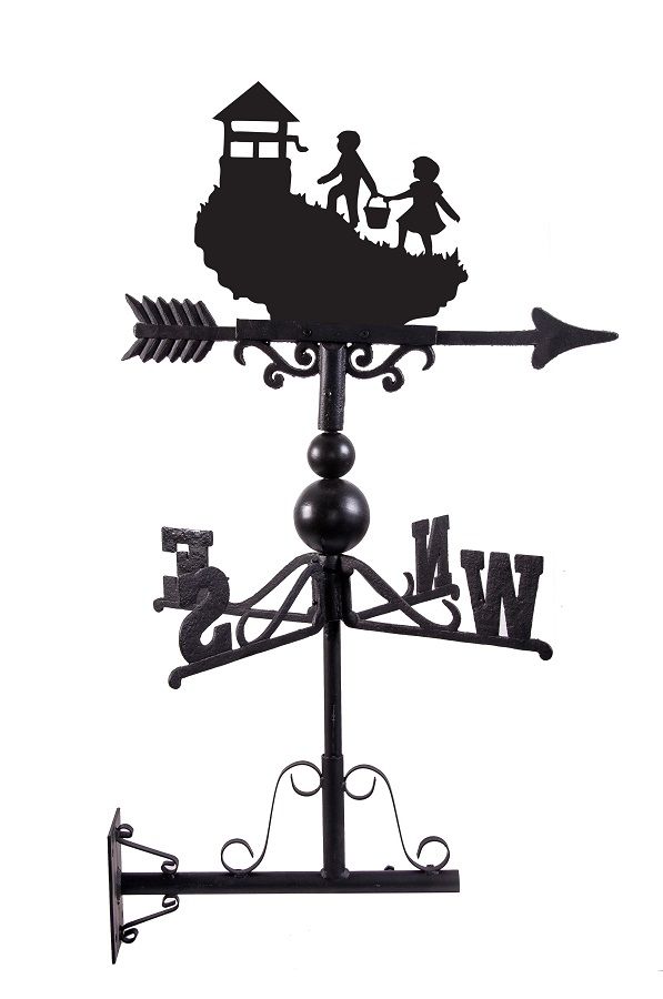 Jack & Jill Traditional Weathervane in Full 