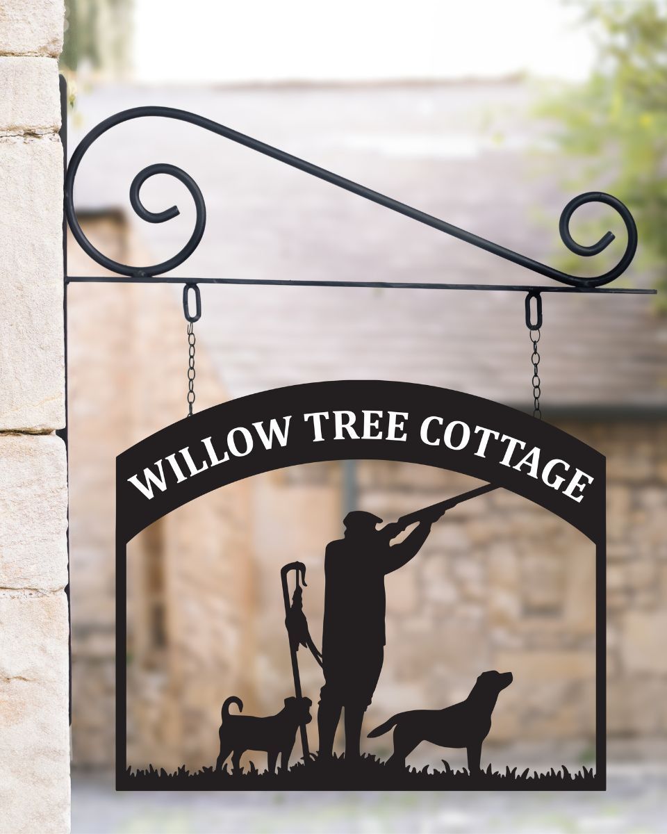 Charming Jack Russell & Labrador Wall Sign 