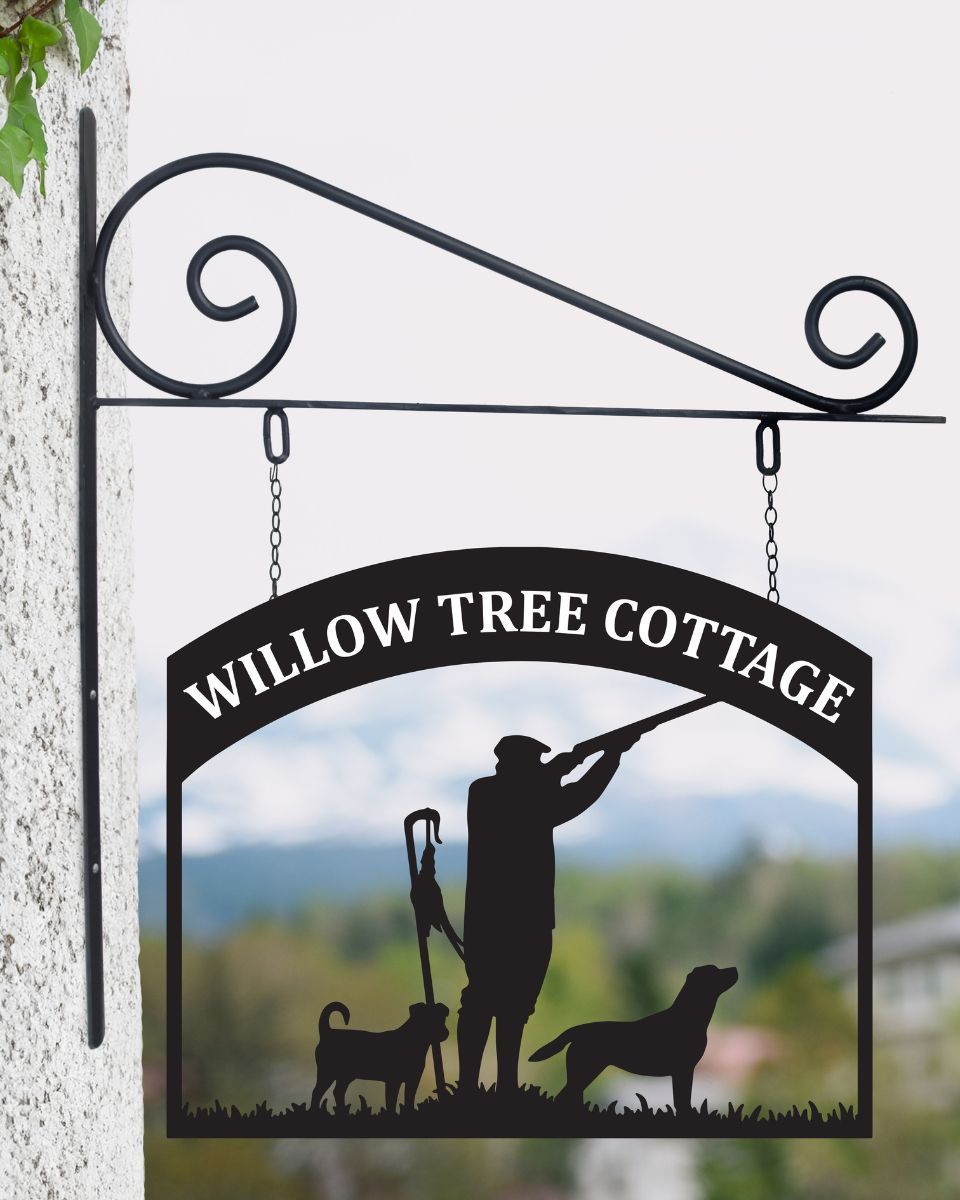 Charming Jack Russell & Labrador Wall Sign 