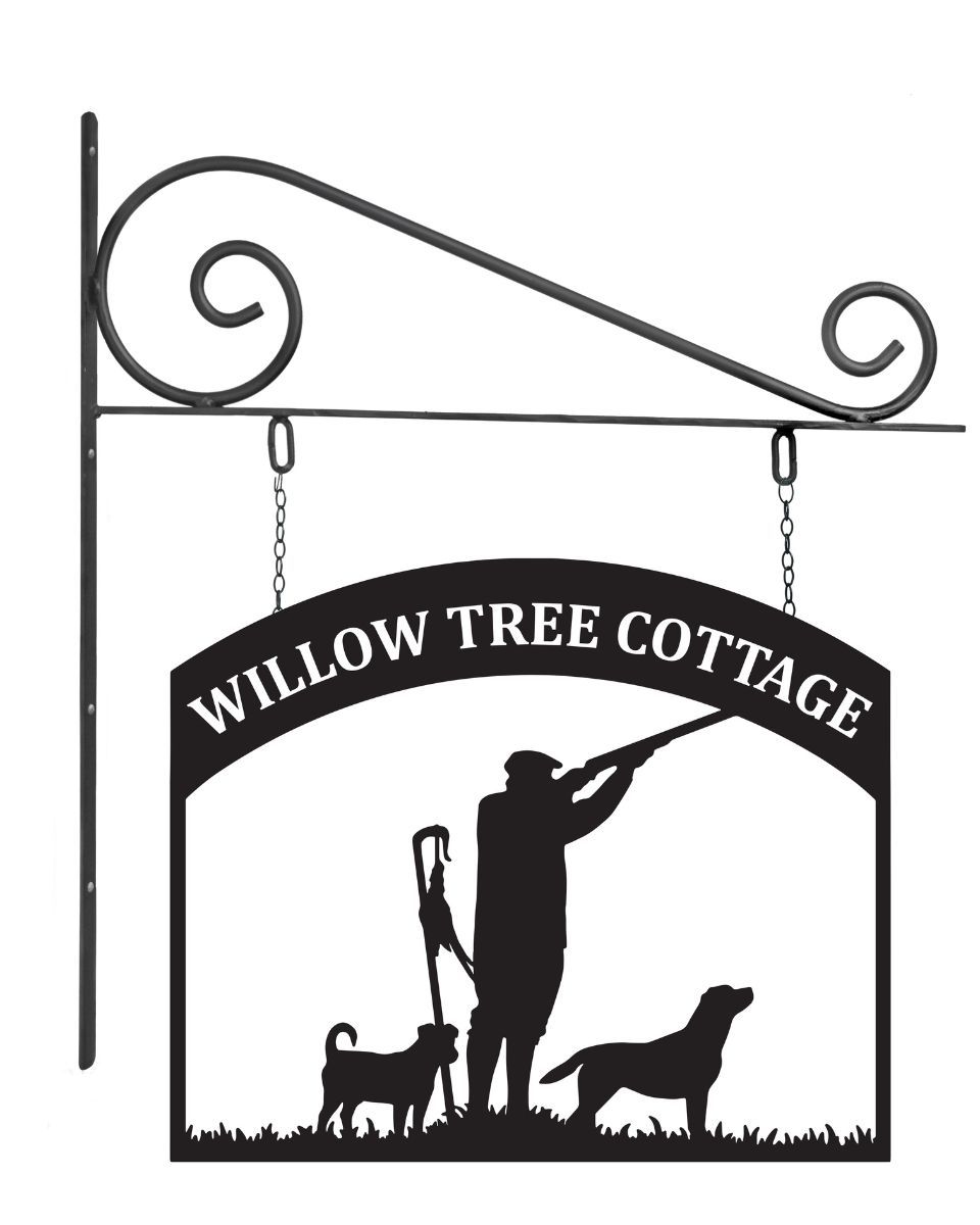 Charming Jack Russell & Labrador Wall Sign 