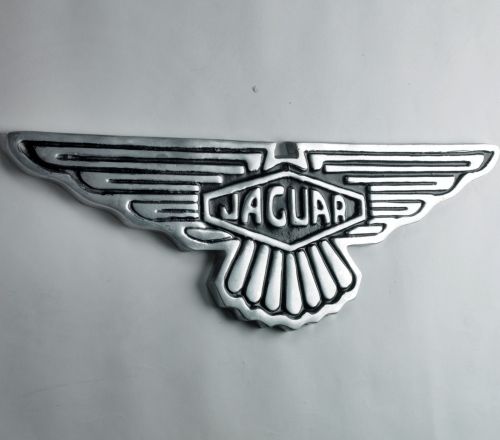 Jaguar enamelled sign