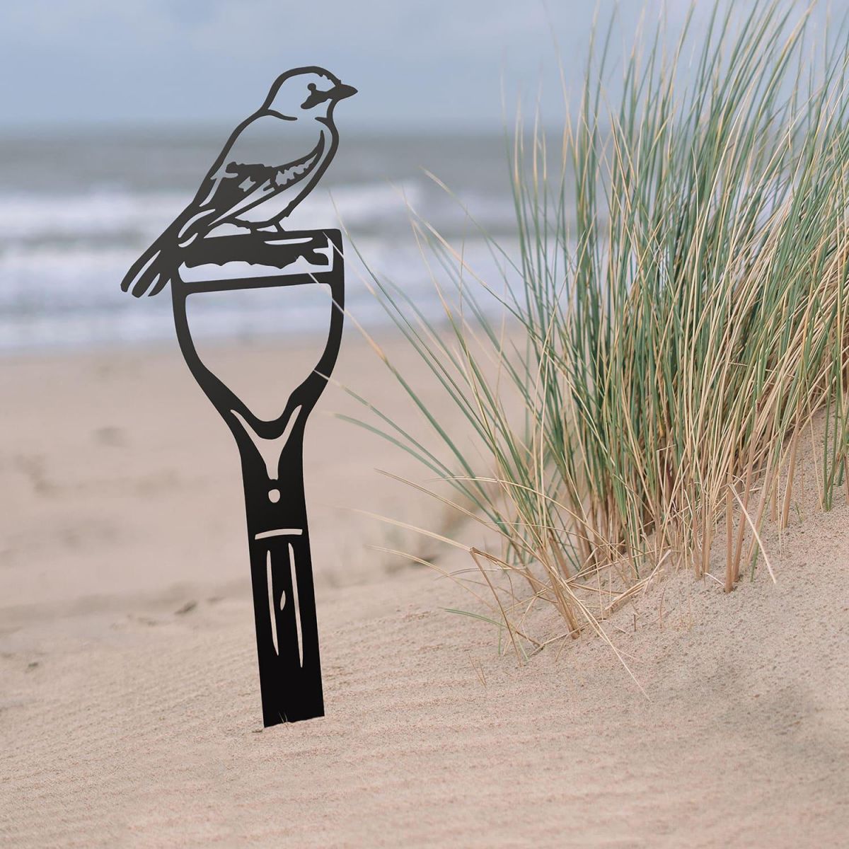 Jay Bird Sheet Steel Silhouette in Black Finish in SItu