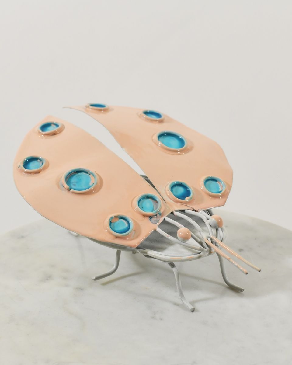 June the Recycled Ladybug Sculpture June the Recycled Ladybug Sculpture