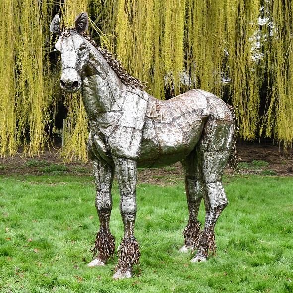 Standing Horse Sculpture