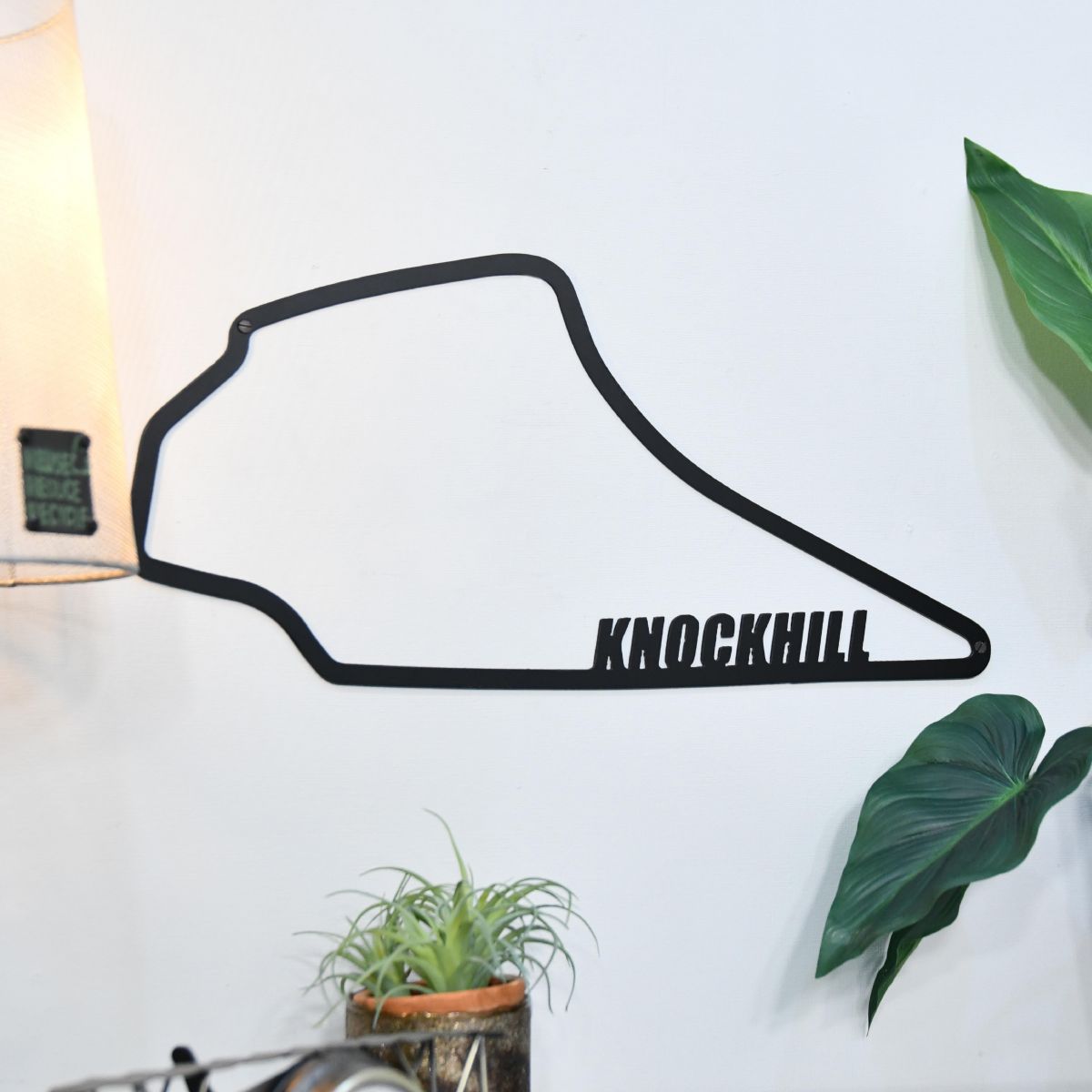 Silhouette of Knockhill Race Track  Silhouette of Knockhill Race Track