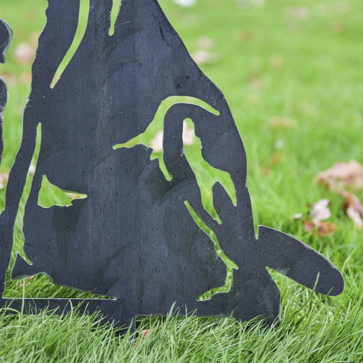 Unfinished Metal Labrador Silhouette 