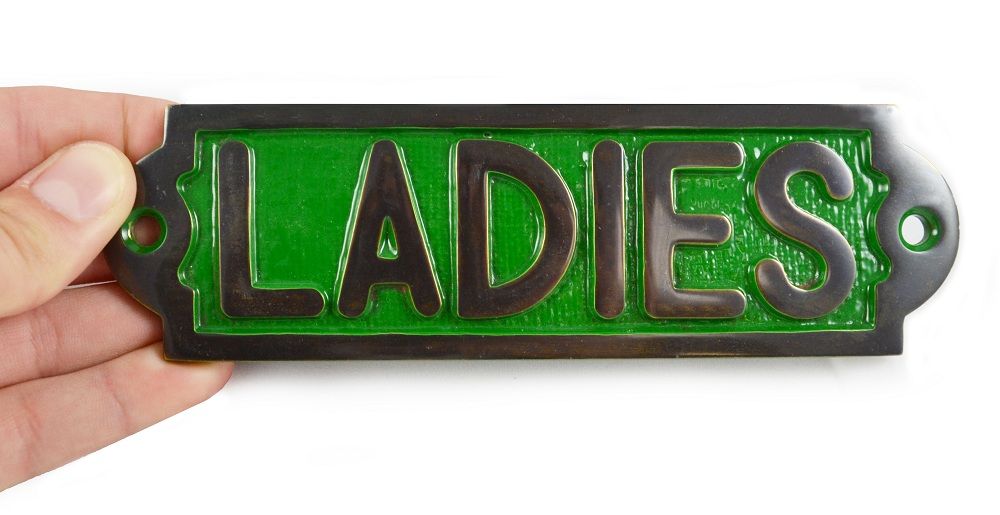 Ladies & Gents Toilet Sign - Colour