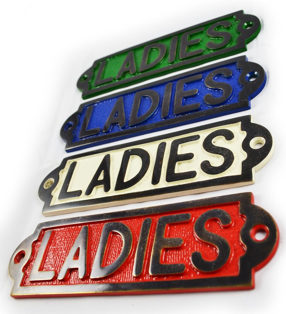 Ladies & Gents Toilet Sign - Colour