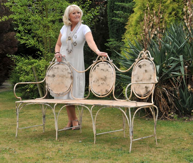 Cream Cameo Garden Bench Cream Cameo Garden Bench