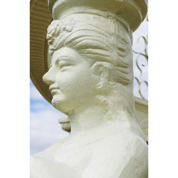 Close-up of the Face on the Gazebo