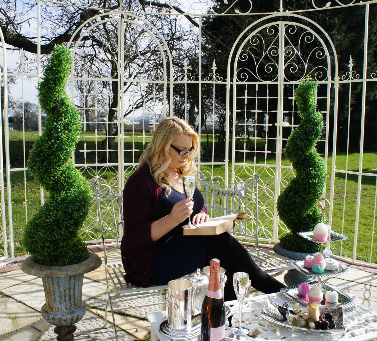 Inside of "Lady Belladonna Cristiana" Garden Pavilion