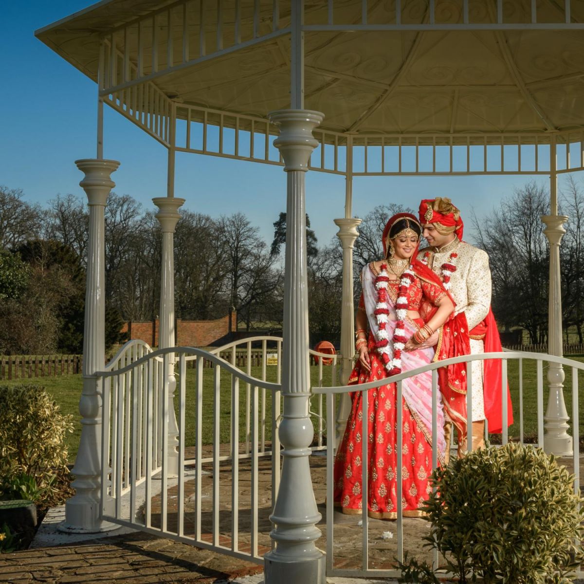 "Lady Millicent" Bandstand Pavilion Being Used In The Evening  "Lady Millicent" Bandstand Pavilion Being Used In The Evening