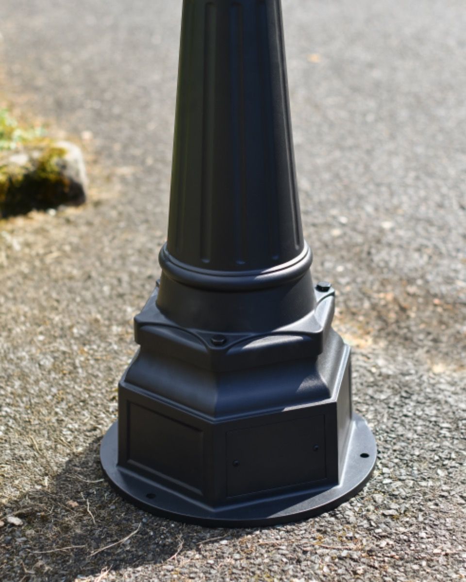 "Lord Dartmoor" Double-Headed Victorian Lamp Post Base