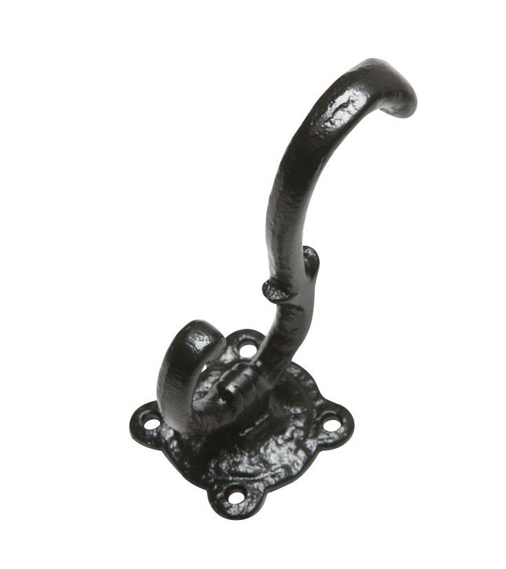 "Hebeney Court" Black Iron Coat Hook