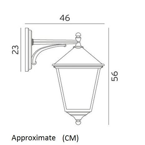 Large Black Simplistic Suspended Victorian Wall Lantern Dimensions Large Black Simplistic Suspended Victorian Wall Lantern Dimensions