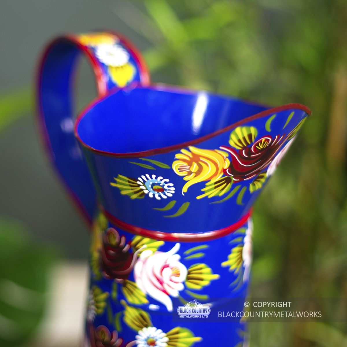 Close-up of the Top of the Narrowboat Jug Close-up of the Top of the Narrowboat Jug