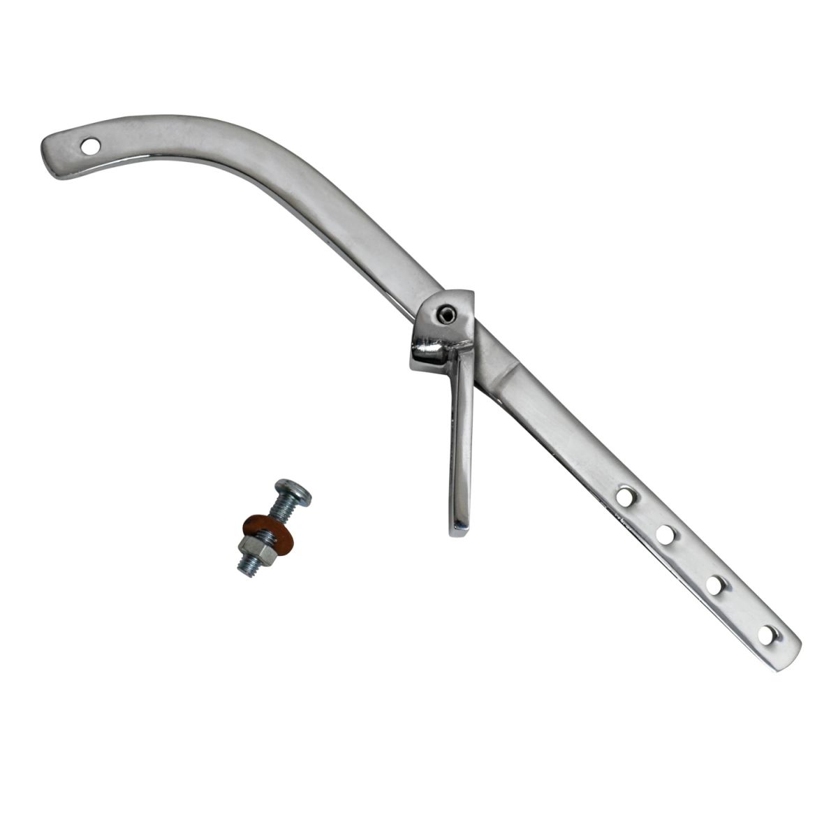 Fulcrum Arm Finished in a Bright Chrome Fulcrum Arm Finished in a Bright Chrome