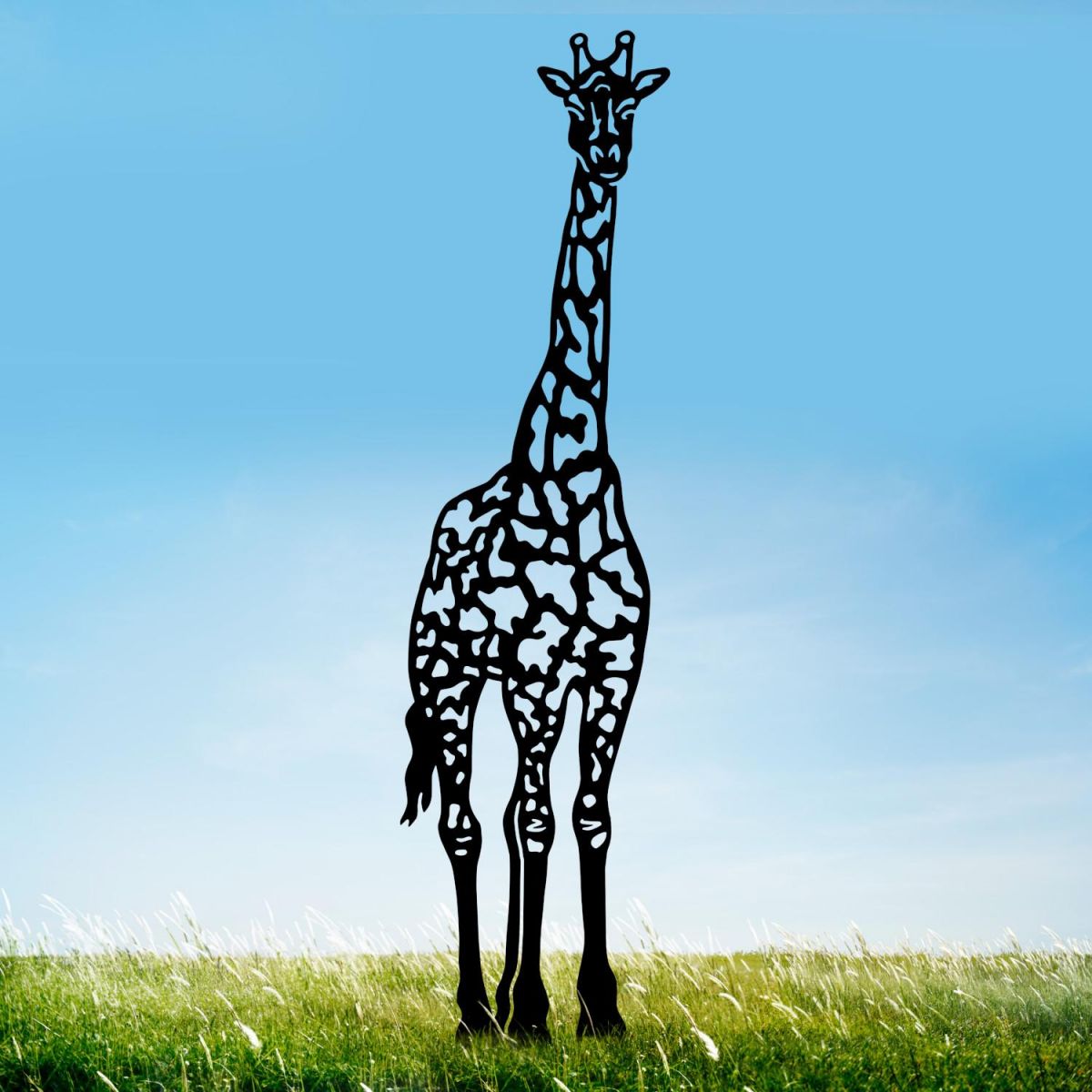 Black Giraffe Silhouette 
