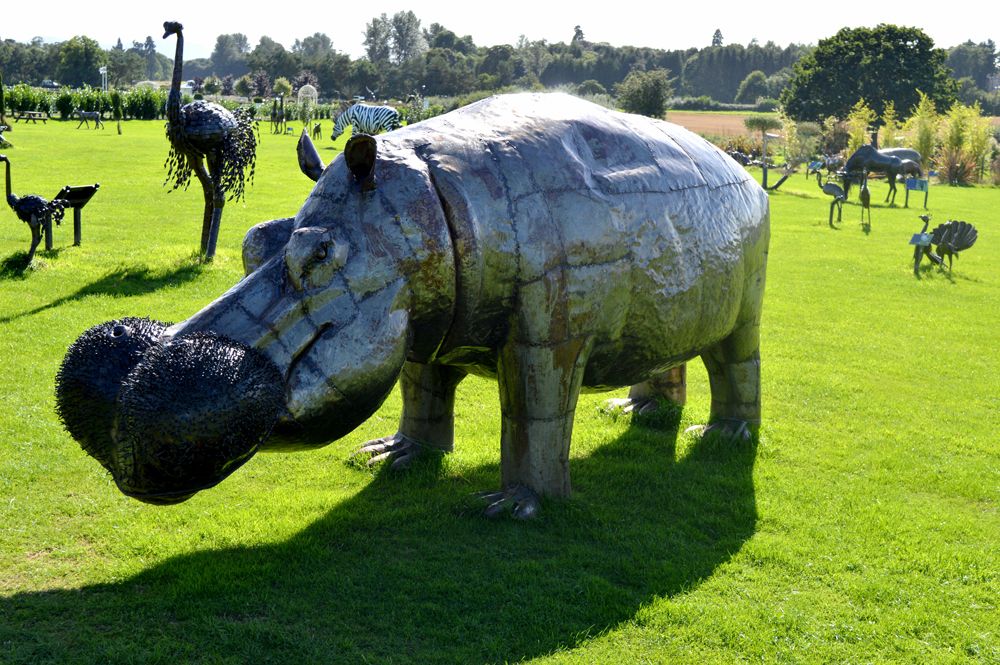 Large Hippo Sculpture