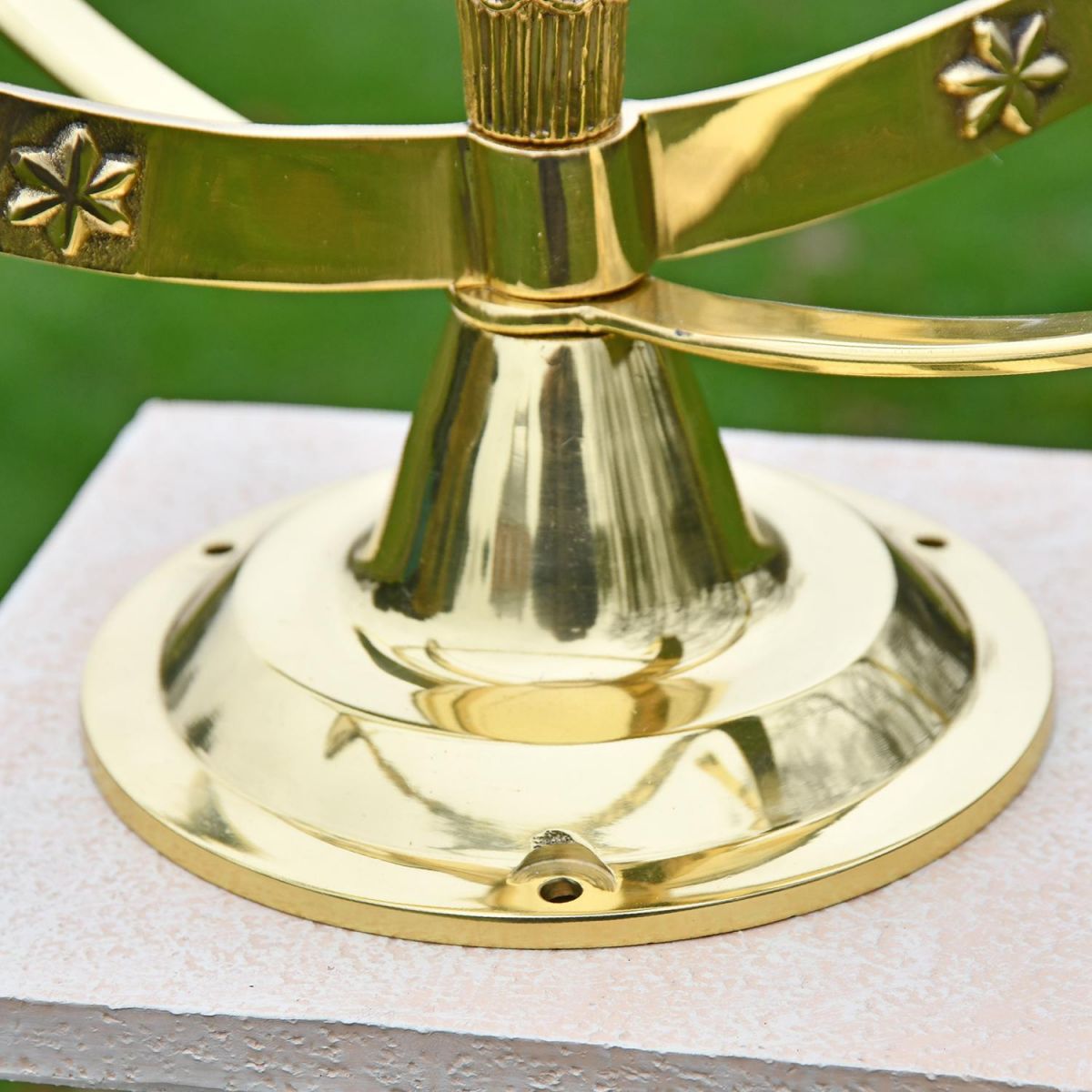 Close-up of the Base on the Serpent Armillary