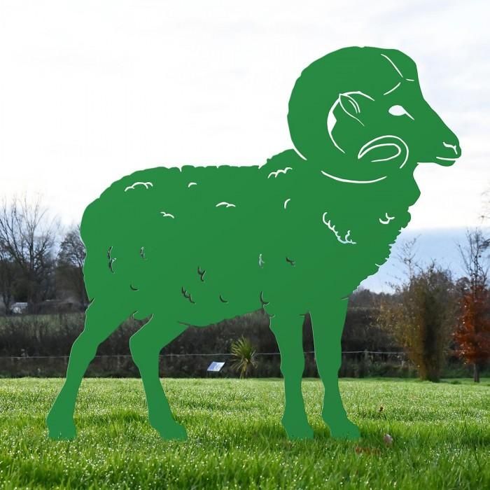 Ram Silhouette in Green